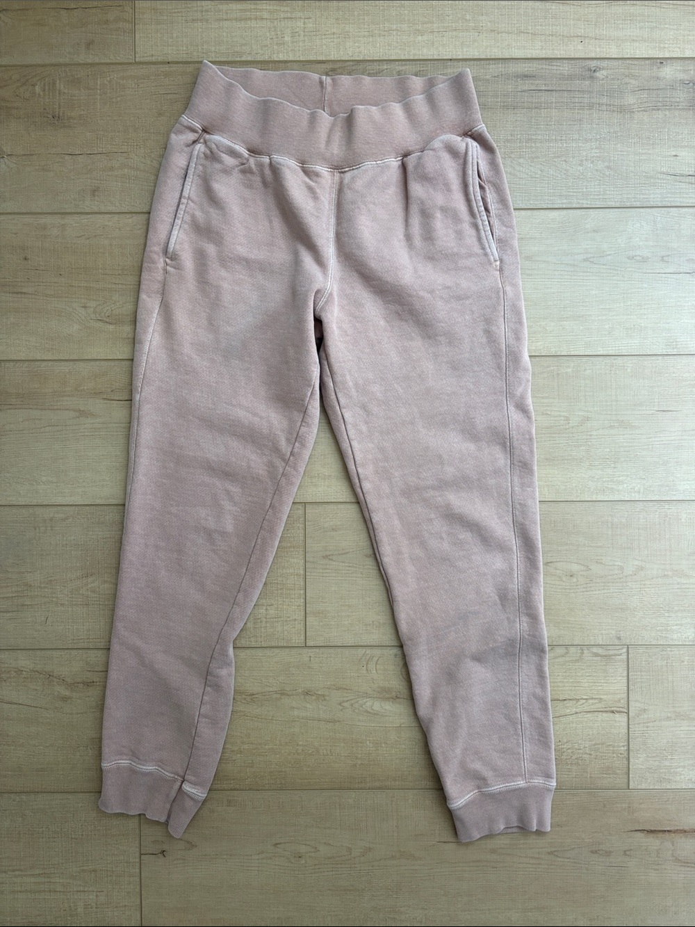 Champion Girls Blush Pink Ribbed Waist Joggers